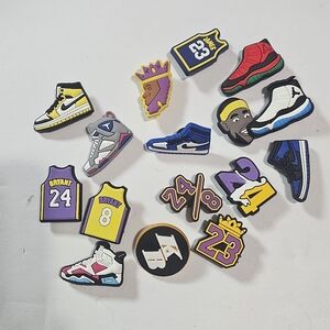 Crocs‎ Charms Jibbitz Style Sports Theme  BasketBall Qty 16 NEW